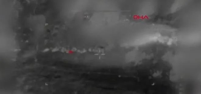 Pentagon, Irak’taki DEAŞ sığınaklarının bombaladığı operasyonun görüntülerini paylaştı
