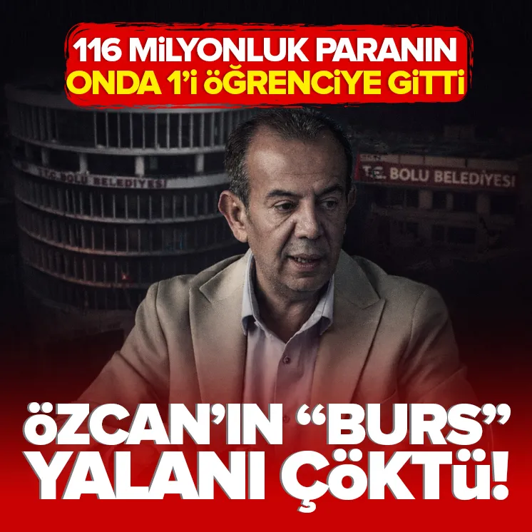 Tanju Özcan’ın "burs" savunması çöktü!
