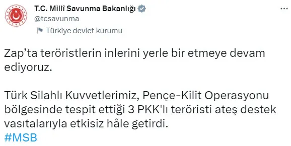son-dakika-1675068925036.jpg Son dakika: Mehmetçik Zap'ta PKK inlerini yerle bir etti! 3 terörist etkisiz hale getirildi - 1