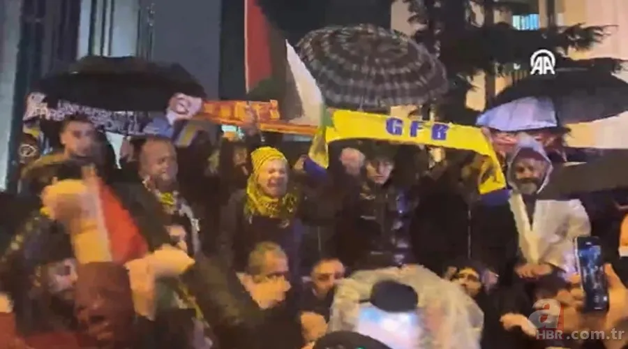 Zulme karşı tek yürek! Dört büyüklerin taraftar grupları Filistin için toplandı 6