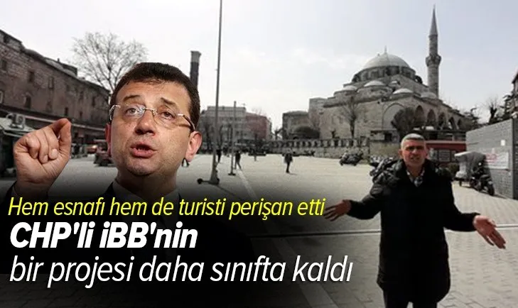 CHP'li İBB'nin otopark projesi hem turisti hem de esnafı perişan etti