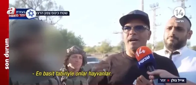 İsrailli şarkıcı Eyal Gonal soykırım çağrısı yaptı! Bunların gözü dönmüş...