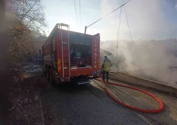 Ankara'da korkutan gecekondu yangını