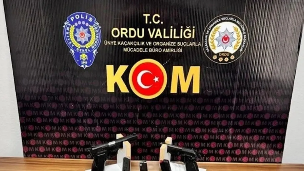 Ordu'da kaçakçılık operasyonuna 2 tutuklama