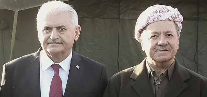 Başbakan Yıldırım, Barzani ile görüştü