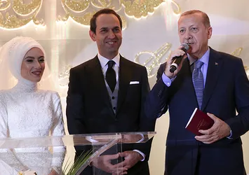 Başkan Erdoğan nikah şahidi oldu