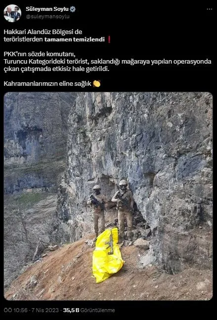 icisleri-bakani-suleyman-soylu-duyurdu-hakkari-alanduz-teroristlerden-temizlendi-turuncu-kategorideki-terorist-1680854946762.jpeg İçişleri Bakanı Süleyman Soylu duyurdu! Hakkari Alandüz teröristlerden temizlendi! Turuncu kategorideki terörist etkisiz hale getirildi - 1