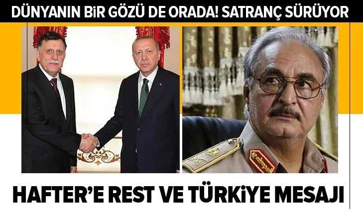 Son dakika: Libya Başbakanı Serractan darbeci Haftere rest ve Türkiye mesajı