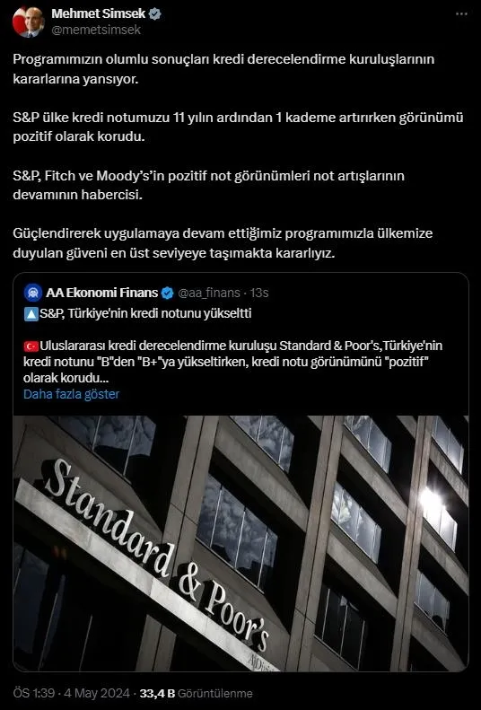 standard-poors-sp-turkiyenin-kredi-notunu-yukseltti-1714819778209.jpeg Standard & Poor's (S&P) Türkiye'nin kredi notunu yükseltti - 6