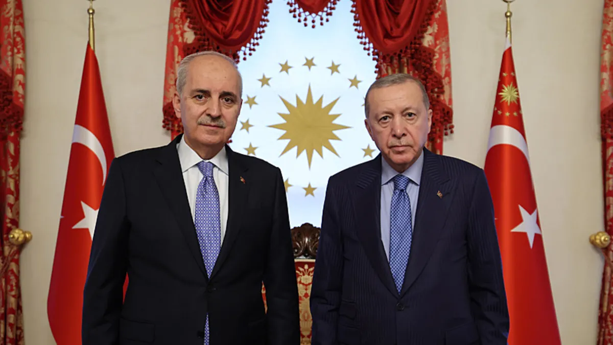 Başkan Erdoğan TBMM Başkanı Kurtulmuş'u kabul etti