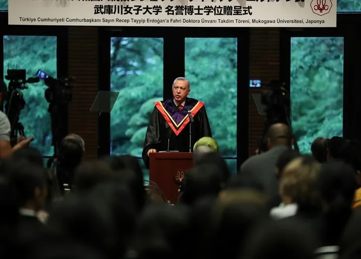 Başkan Erdoğan Japonya'da çay seremonisine katıldı