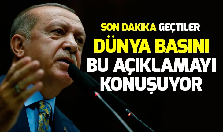 Başkan Erdoğanın Cemal Kaşıkçı açıklaması dünya basınında geniş yankı buldu