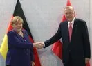 Başkan Erdoğan, Merkel ile görüştü