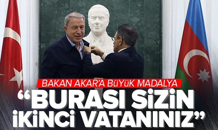 Bakan Akar’a Azerbaycan’dan madalya