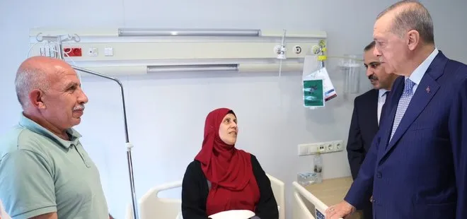 Başkan Erdoğan’dan Gazzeli hastalara ziyaret