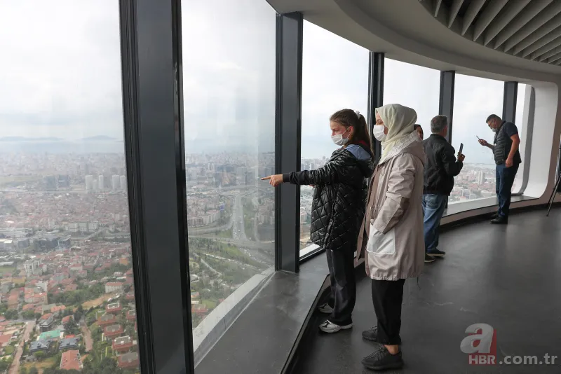 Çamlıca Kulesi'nde bir ilk! Yerden 169 metre yükseklikte evlilik teklifi 22