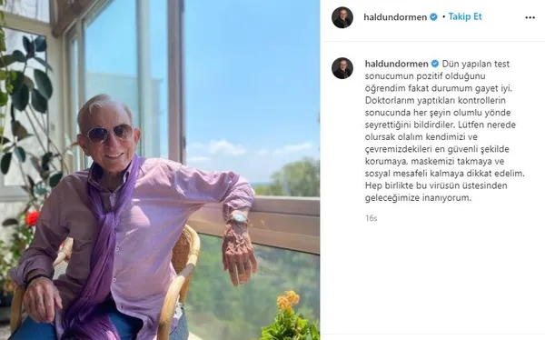 Usta tiyatrocu Haldun Dormen koronavirüse yakalandı!