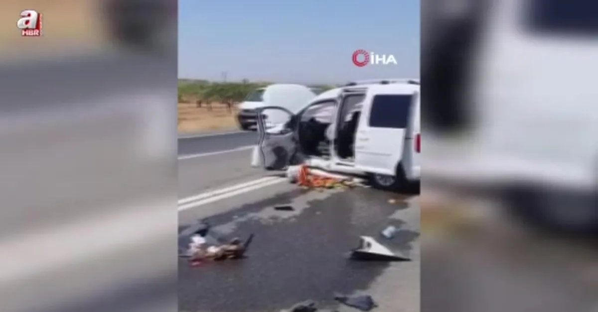 Şanlıurfa'da feci kaza!