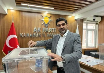 AK Parti Karabük il başkanı duyurdu! Delege seçimleri tamamlandı