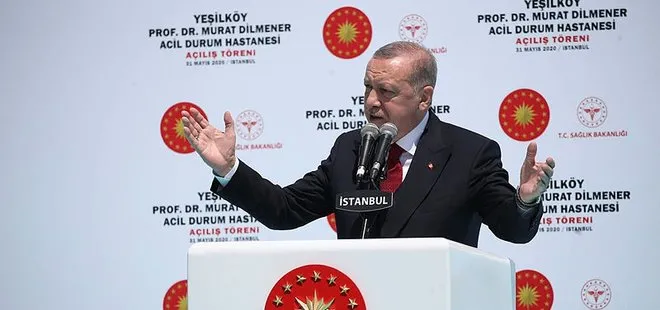 Başkan Erdoğan’dan Murat Dilmener Acil Durum Hastanesi’nin açılış töreninde flaş açıklamalar