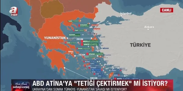 Yunanistan’ın 12 mil oyunu! Emekli Korgeneral Erdoğan Karakuş olası savaş senaryosunu A Haber’de anlattı: Suriye operasyonu ve Rusya detayı