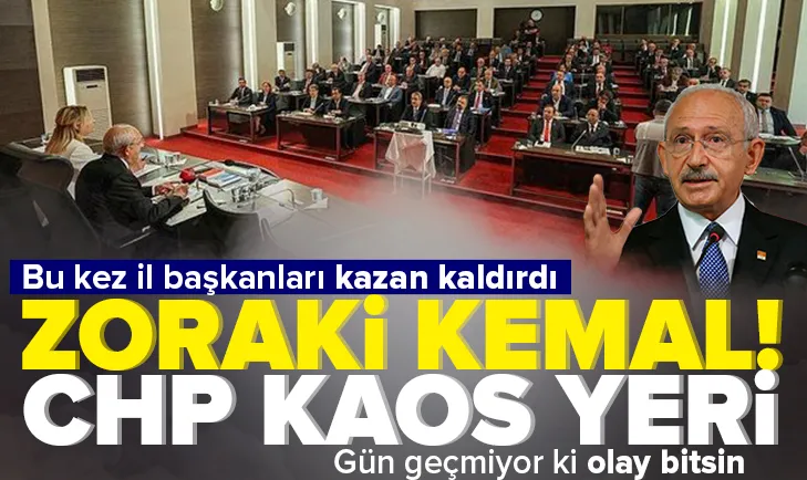 CHP’de bu kez il başkanları kazan kaldırdı
