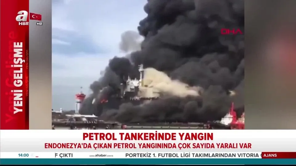 Son dakika: Endonezya’da da petrol tankerinde yangın! Çok sayıda yaralı var |Video
