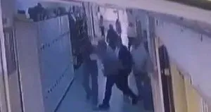 Kadın öğretmene yumruklu saldırı kamerada