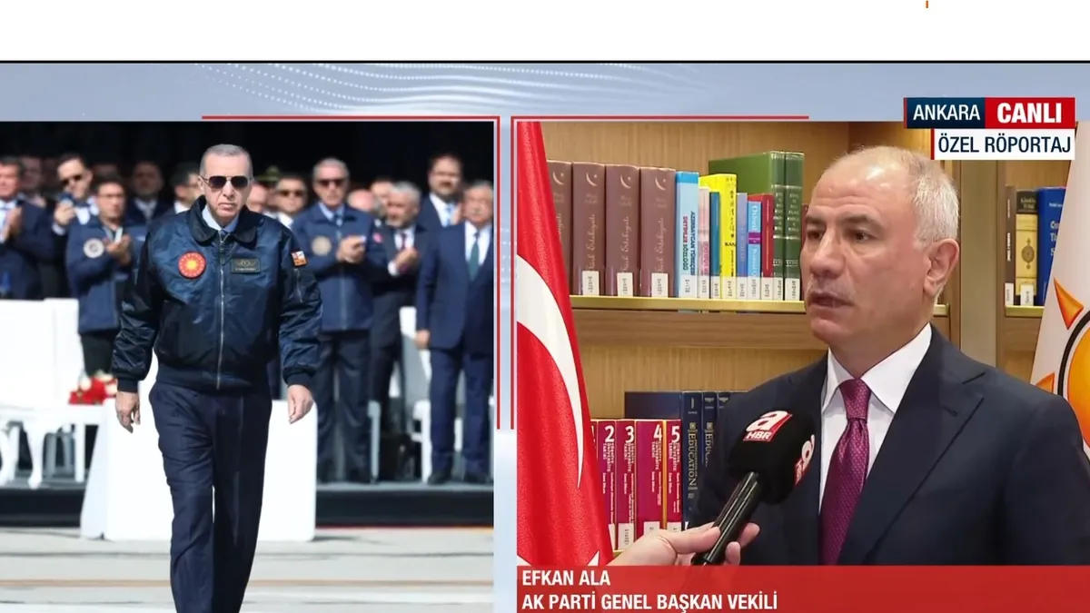 AK Parti Genel Başkan Vekili Efkan Ala A Haber'de