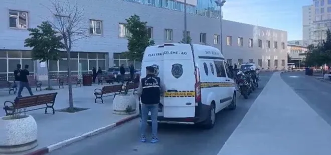 Hastane bahçesinde husumetlisine kurşun yağmuru