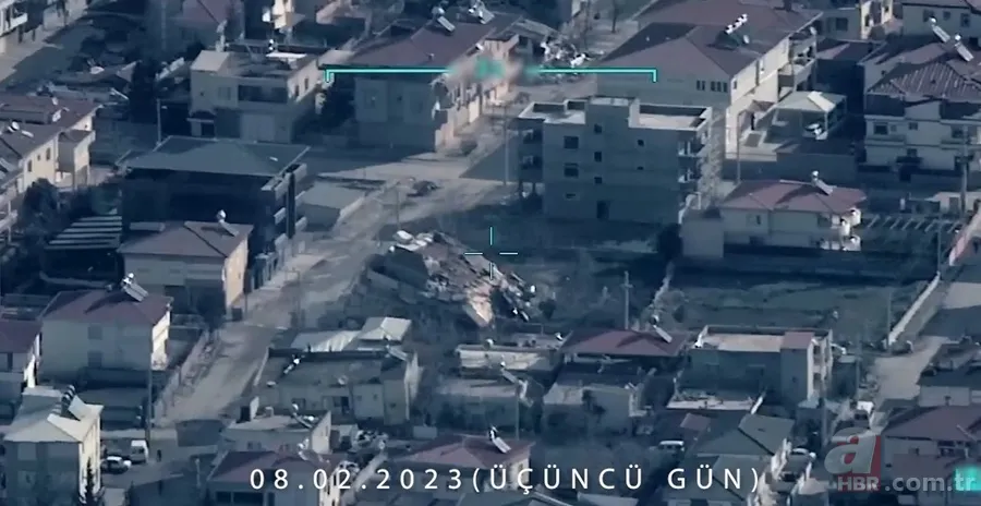 Bayraktar Akıncı ve Bayraktar TB2 deprem bölgesi için aralıksız seferber! Yıkımın boyutu havadan görüntülendi 16