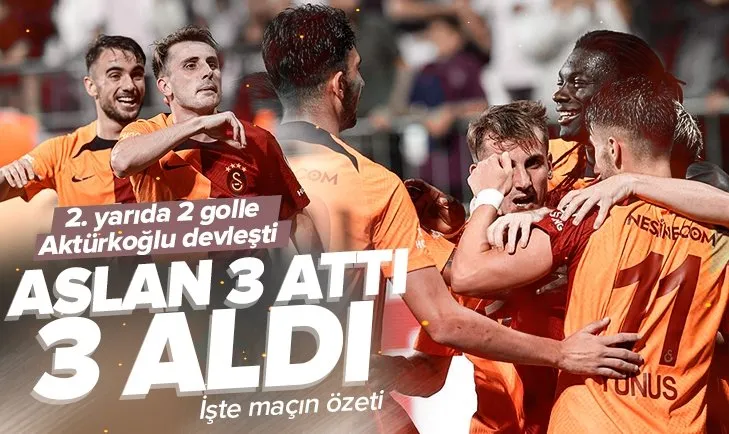 Kasımpaşa - Galatasaray maçında 5 gol