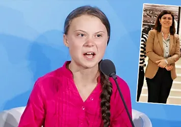 İklim aktivisti terör sözcülüğüne soyundu! Greta Thunberg'den skandal "Kürdistan" sözleri | Van'ı "Kürdistan" olarak paylaştı