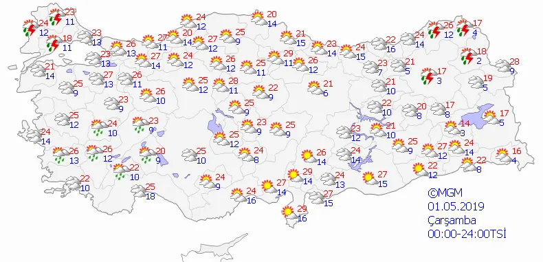 Meteoroloji'den son dakika uyarısı! Bugün İstanbul'da hava nasıl olacak? 27 Nisan 2019 hava durumu - 6