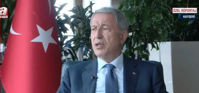 Milli Savunma Bakanı Akar A Haber’de! Türkiye’nin terörle etkin mücadelesi