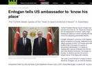 Başkan Erdoğanın tepkisi dünya basınında