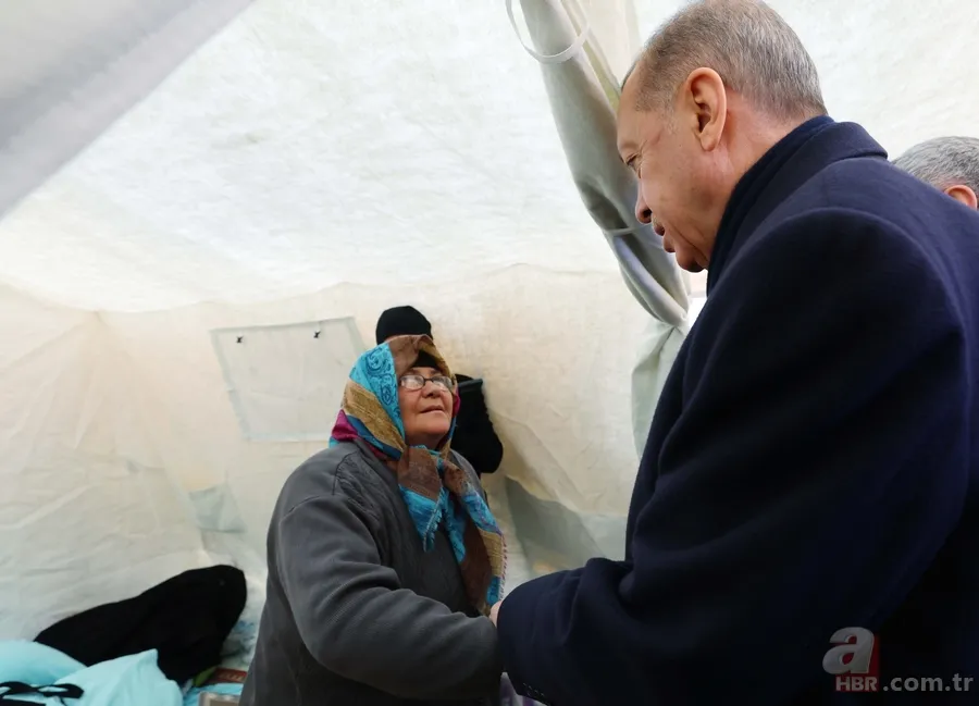 Depremzede vatandaştan Başkan Erdoğan'a duygulandıran sözler: "Ne kadar da musibet gelse sevmekten vazgeçmeyeceğiz" 11