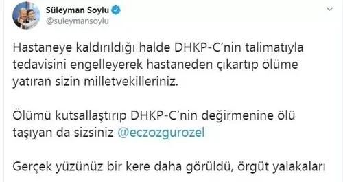 İçişleri Bakanı Süleyman Soylu’dan CHP’li Özgür Özel’e çok sert tepki! Örgüt yalakaları