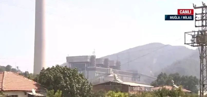 Milas’ta alevler santrale ulaşmadan durduruldu! Tüm tedbirler artırıldı