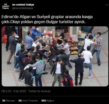 afganlar-ile-suriyelilerin-kavgasini-bulgarlar-ayirdi-iddialarina-yalanlama-1662226261831.jpg Eski görüntüyle algı operasyonu: 'Afganlar ile Suriyelilerin kavgasını Bulgarlar ayırdı' iddialarına yalanlama - 1