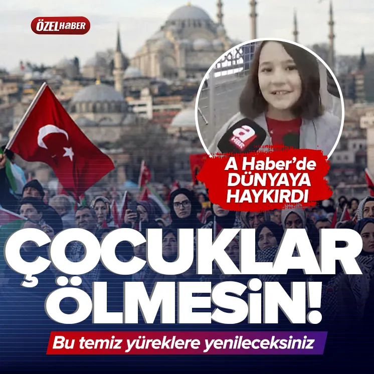 A Haberde dünyaya haykırdı!