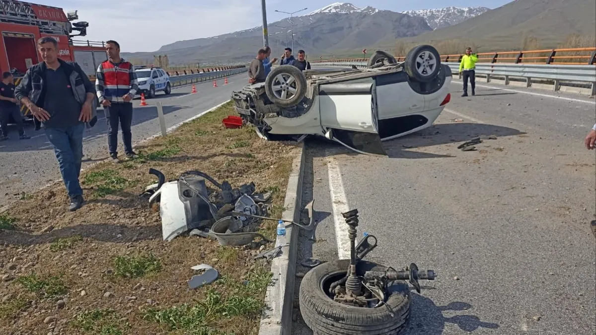 Van'da trafik kazası: 5 yaralı