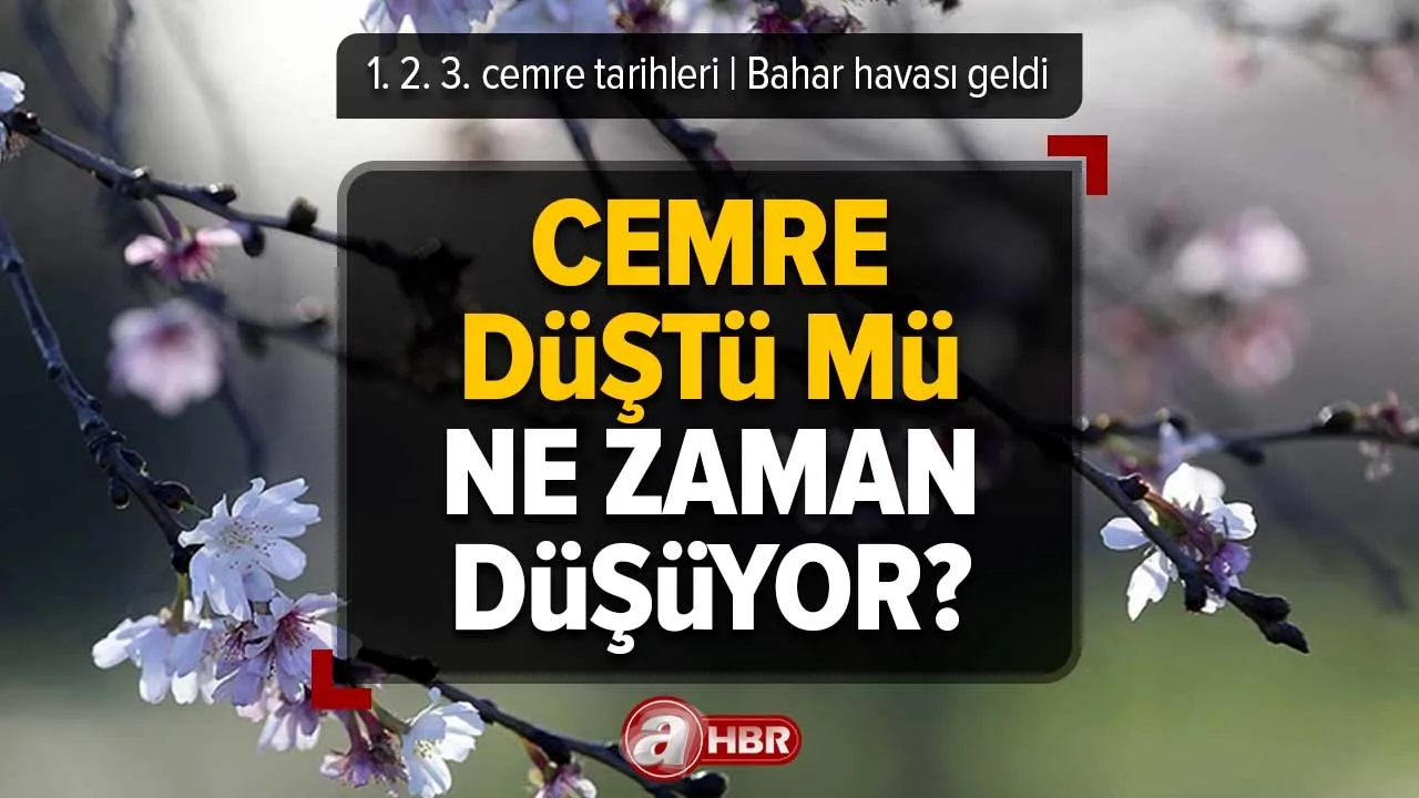 1. 2. 3. cemre tarihleri | Bahar havası geldi! Cemre düştü mü, ne zaman düşüyor? Türk mitolojisinde cemre düşmesi ne demek?