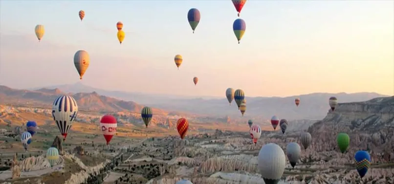 Kapadokya'da balon turları iptal edildi