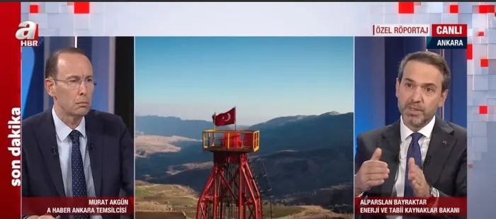 Enerji ve Tabii Kaynaklar Bakanı Alparslan Bayraktar A Haber’de! Körfez ülkeleriyle 29,7 milyar dolar enerji anlaşması