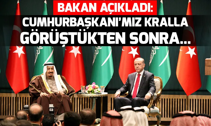 Çavuşoğlu: Cumhurbaşkanımız Kralla görüştükten sonra...