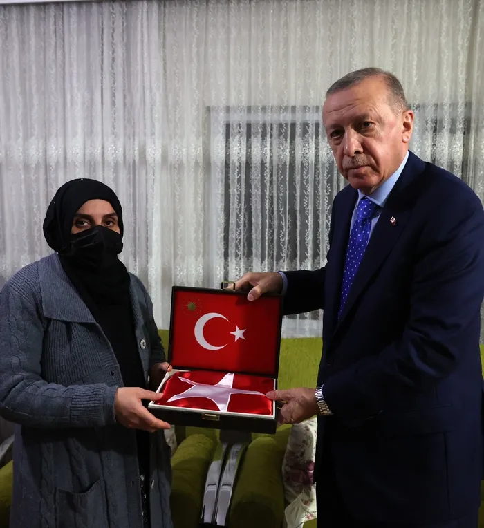 Başkan Erdoğan'dan şehit Hayrettin Eren'in ailesine taziye ziyareti - 6