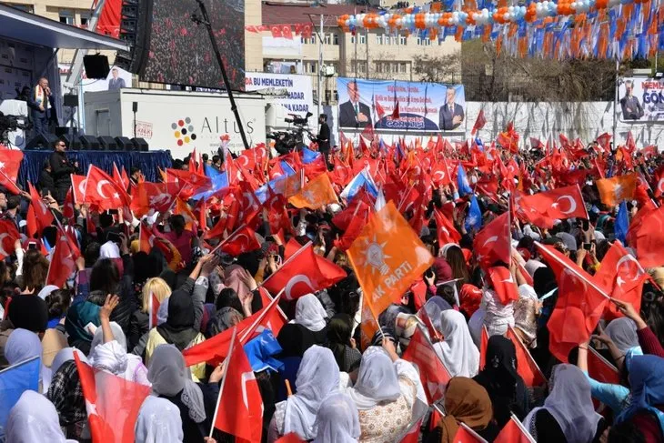 Başkan Erdoğan'a Şırnak'ta sevgi seli