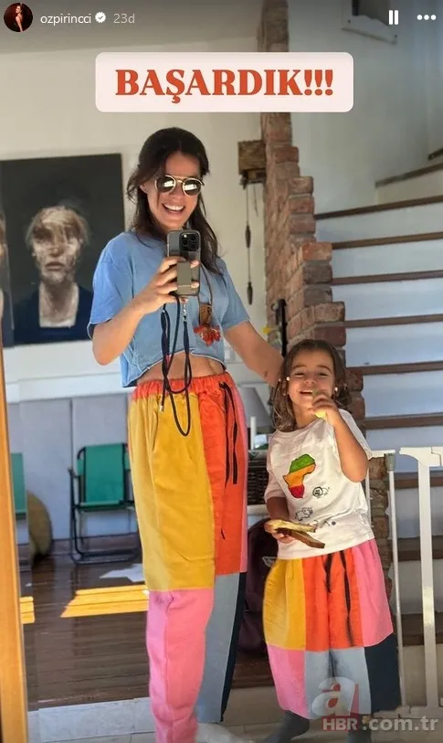 Sandık Kokusu'nun Karsu'su Özge Özpirinçci'nin esmer güzeli kızı Mercan büyüdü! 5