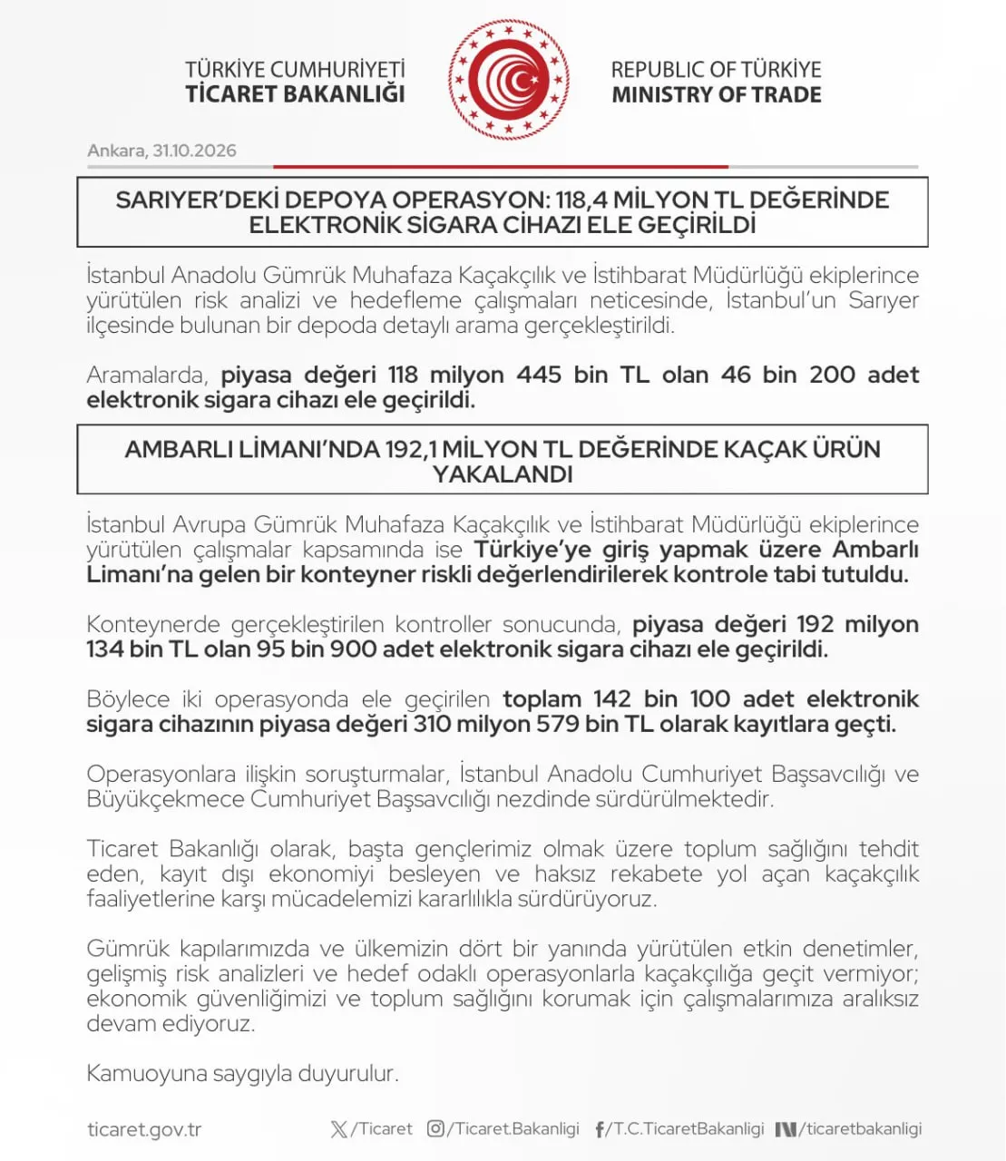 Türkiye tarihinin en büyük elektronik sigara yakalaması - 8